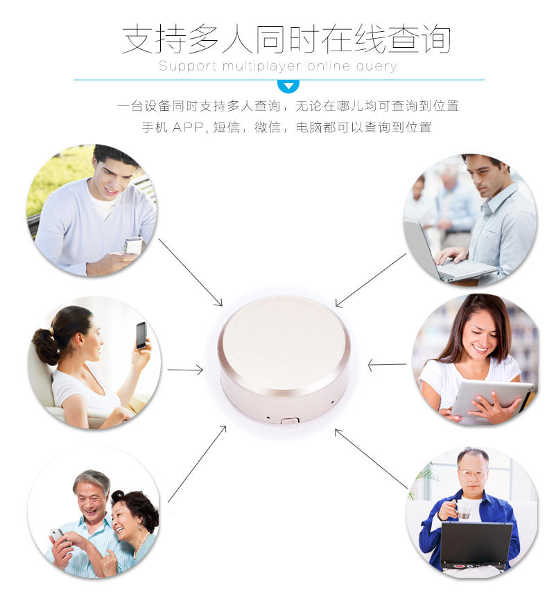 曼昆微型免安装全球GPS定位追踪防盗器 老人儿童防丢器