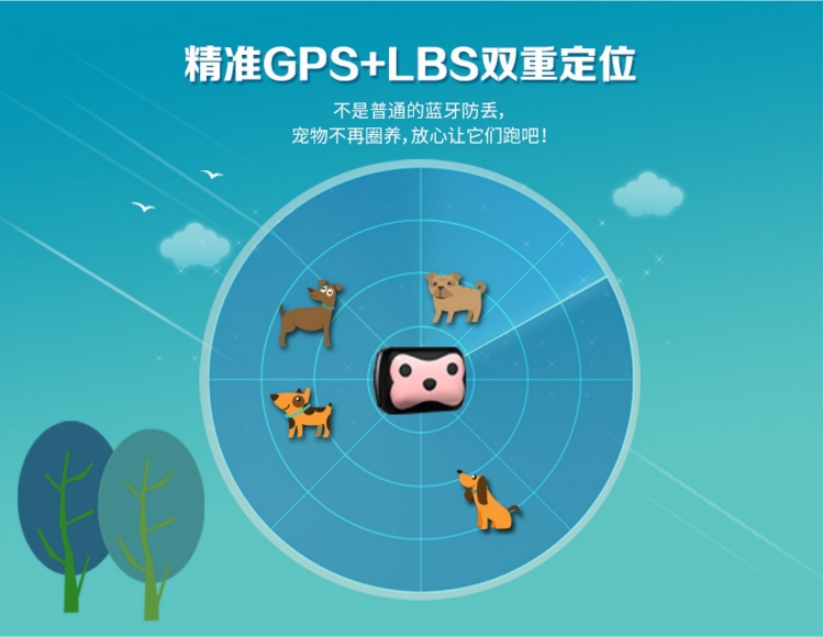 高精度宠物定位器