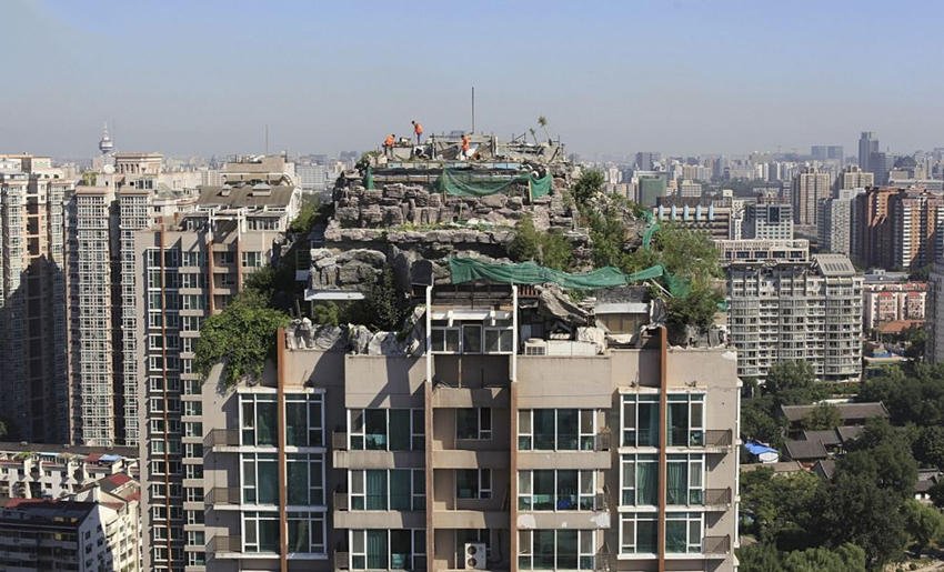 世界各地稀奇古怪的奇特房屋 楼顶别墅