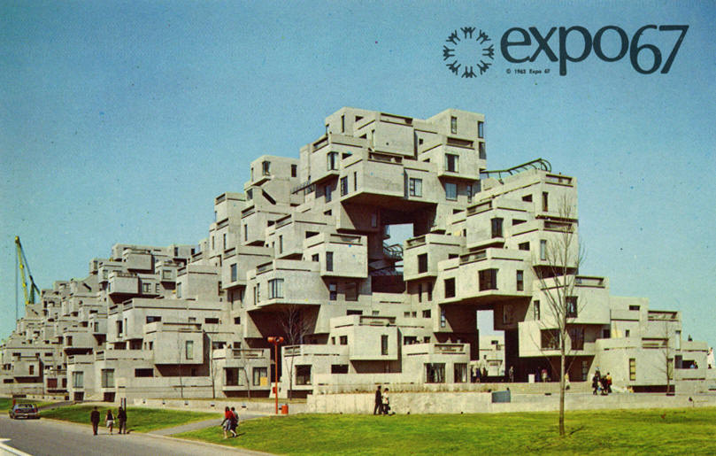 奇特建筑 加拿大1967年世博会而造的公寓建筑