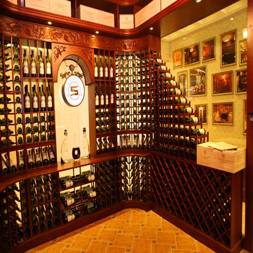 实木酒窖厂家 酒店用品生产商