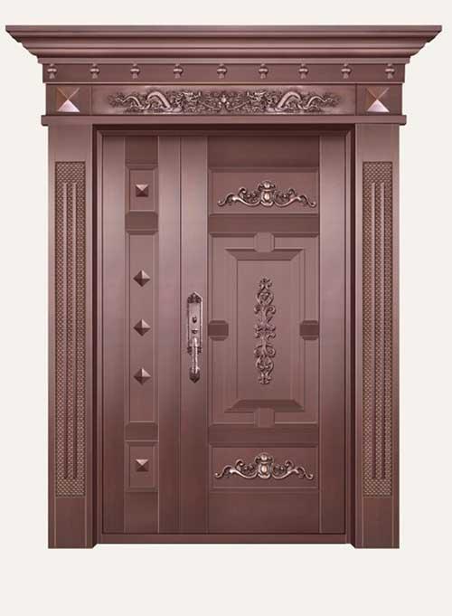 艺术铜门公司 别墅铜门厂家 紫铜门 工程铜门定做