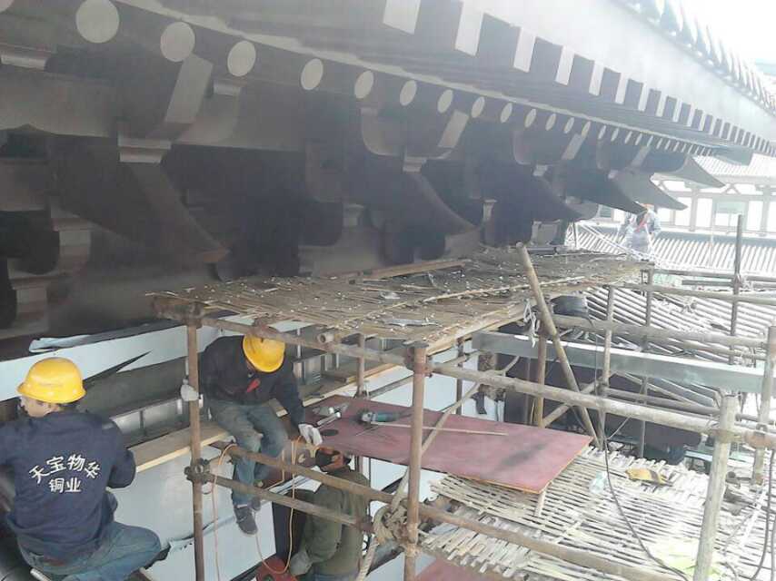 铜装饰 铜建筑工程 亚洲最大的铜牌坊工程