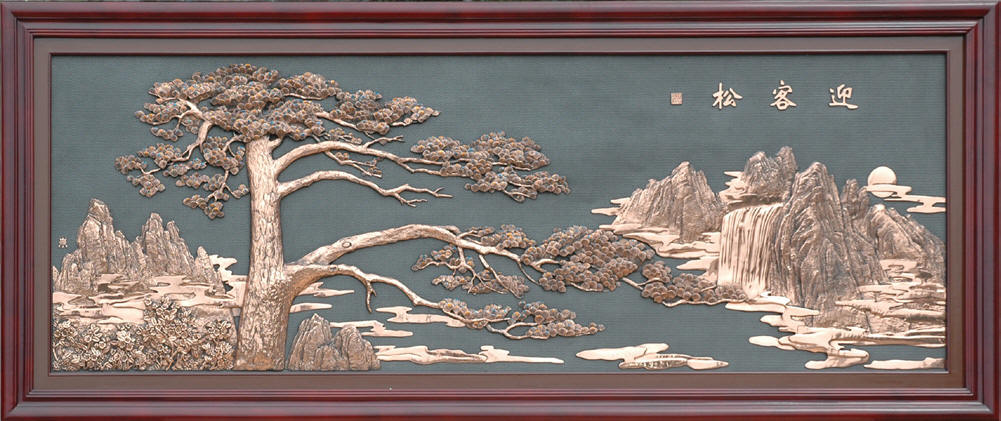 铜壁画厂家 艺术铜浮雕画公司