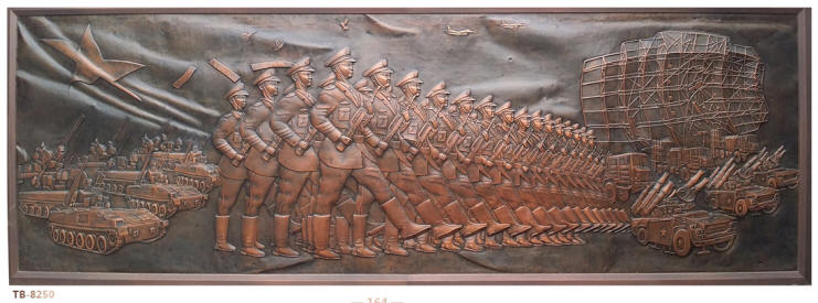 艺术铜壁画 铜浮雕画厂家