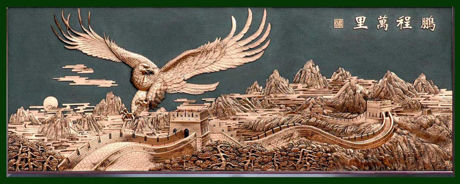 艺术铜浮雕画 铜壁画厂家