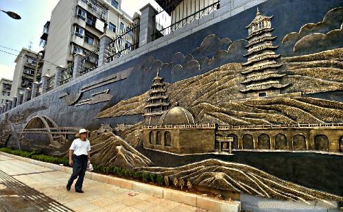 铜壁画厂家 艺术铜浮雕画公司