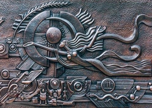 铜壁画厂家 艺术铜浮雕画公司
