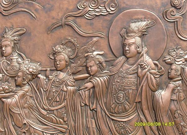 铜壁画厂家 艺术铜浮雕画公司