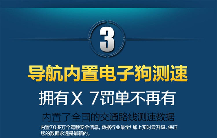 高精度地图导航、蓝牙电话、电子狗测速、高清晰汽车倒车影像、倒车雷达一体机设备系统
