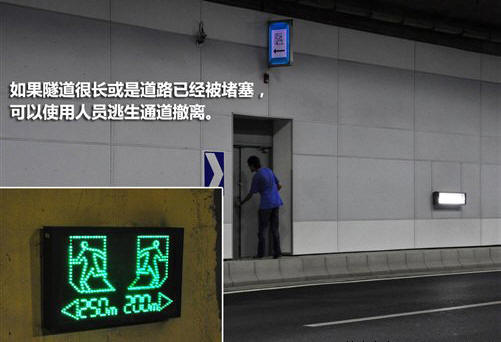 二手车资讯 隧道逃生通道