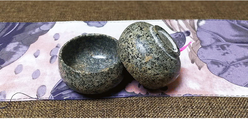 神石阁中华麦饭石茶杯|禅定杯|红茶杯|功夫茶杯|石头茶杯