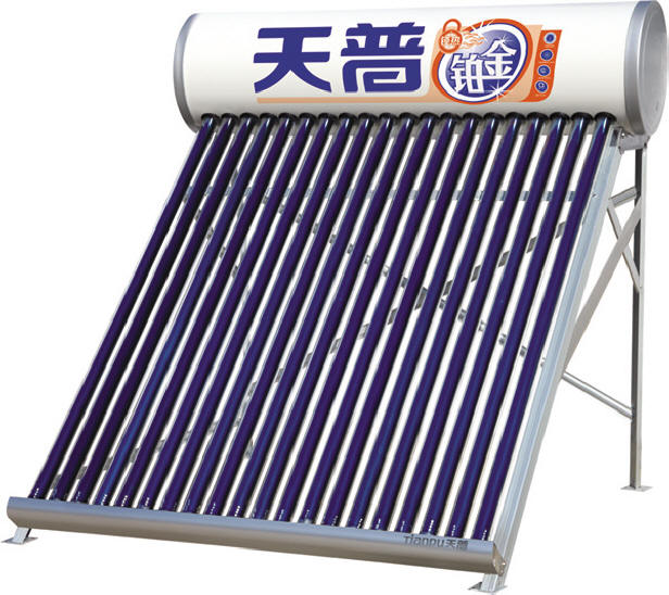 天普太阳能热水器铂金锁热系列