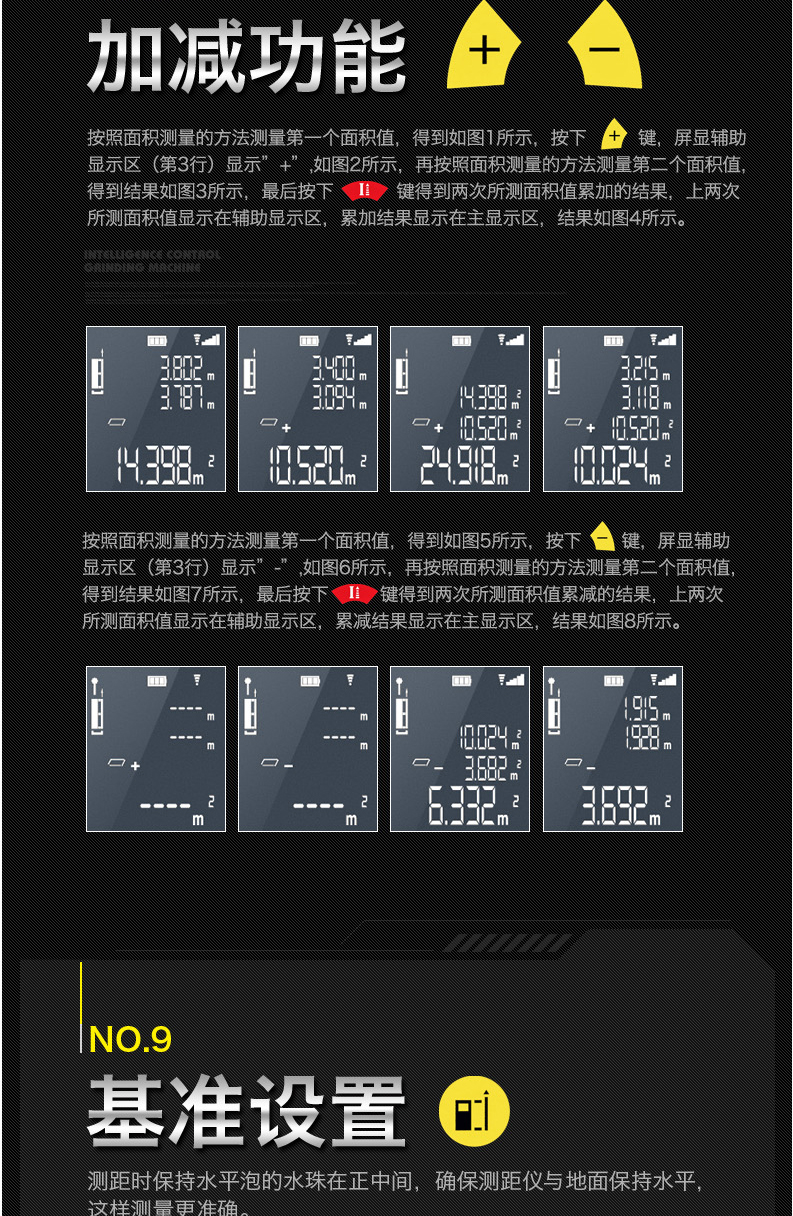 激光红外线测距仪 高精度手持距离测量仪 量房仪