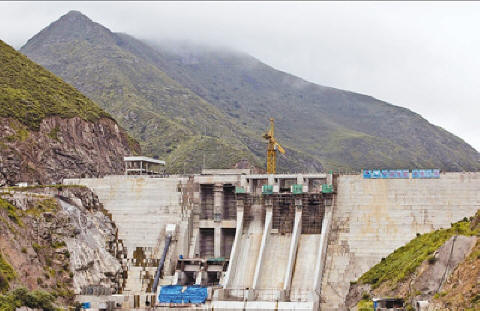 中国水利水电第八工程局有限公司承建的厄瓜多尔美纳斯水电站项目