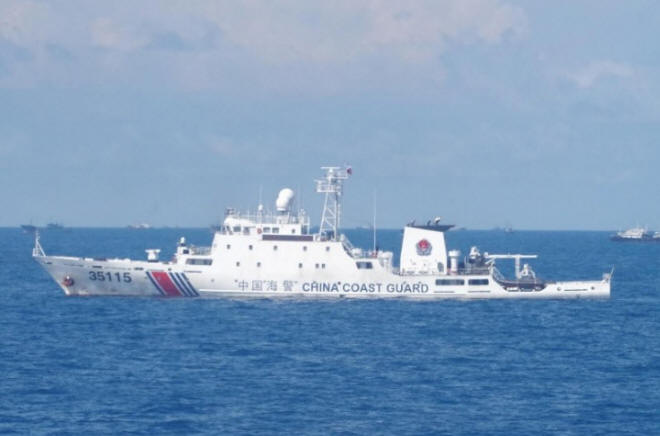 8月7日上午进入钓鱼岛12海里领海的中国“海警35115”