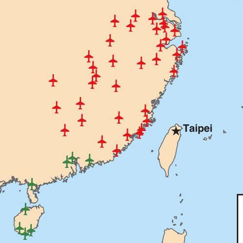 国外智库公布的中国东南机场建设情况