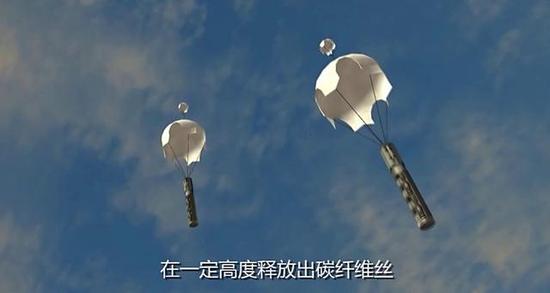 用于攻击电力系统 电网 电缆的石墨炸弹 炭纤维丝