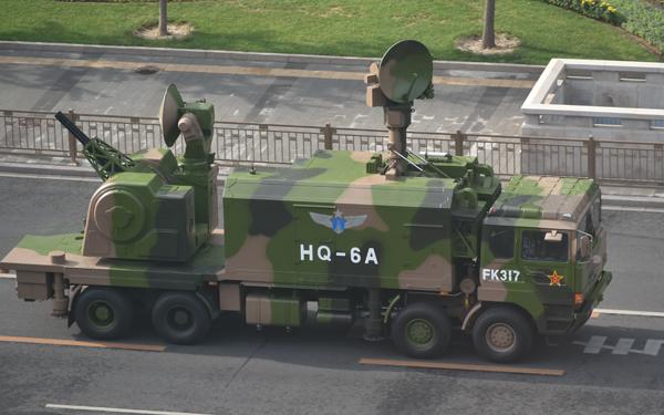 中国军队高端武器装备 红旗6A弹炮合一阵地末端防御系统