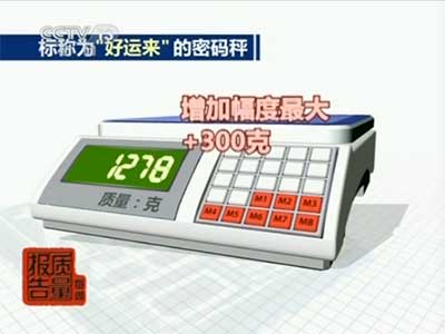 每周质量报告_电子作弊秤