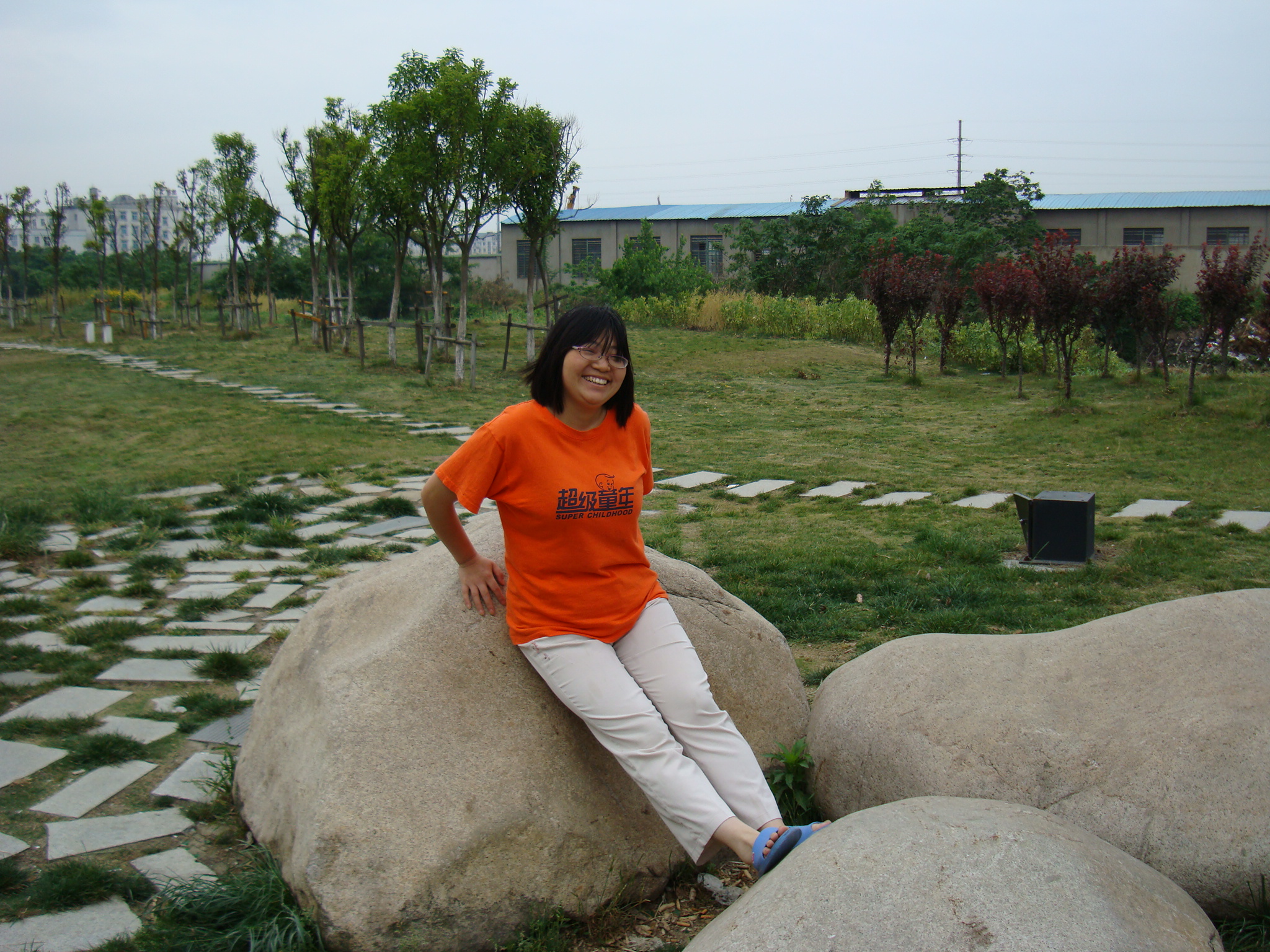 2009年李直才与汪爱平在江苏宜兴的照片(摄影:李直才)