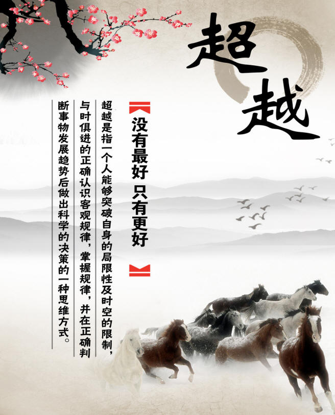 励志图片 超越